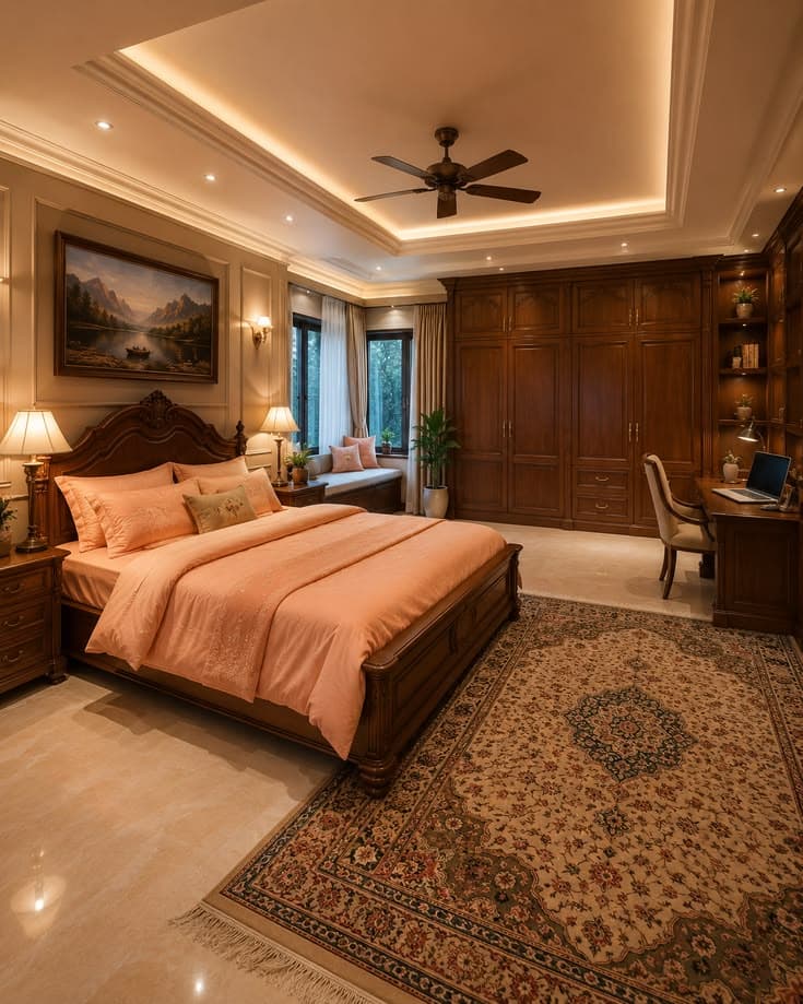 BEST BEDROOM DESIGN WOODEN VINTAGE LOOK
