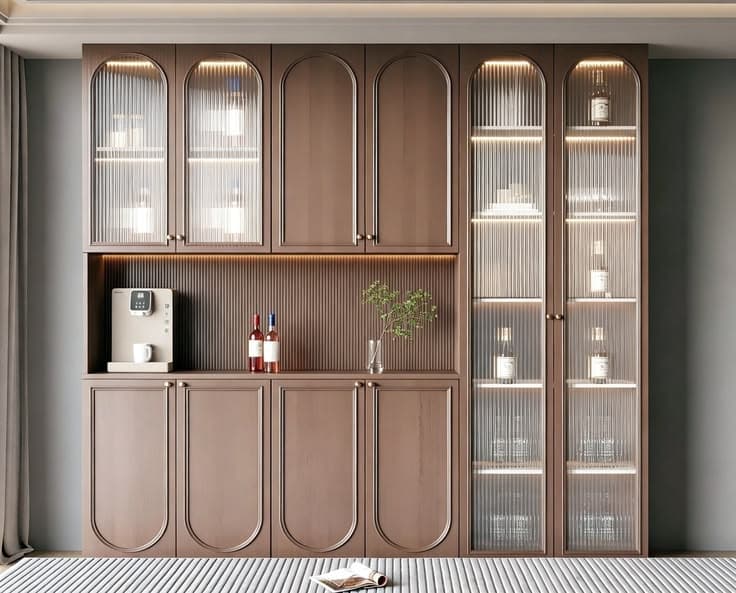 BEST WOODEN CROCKERY UNIT DESIGN